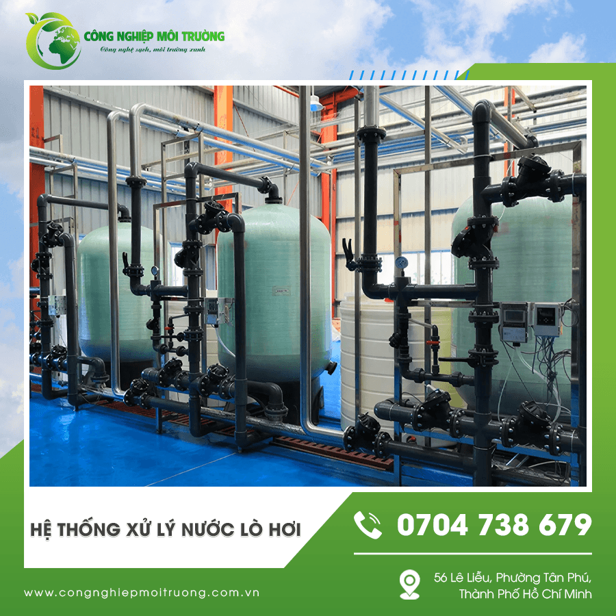 Thiết bị lọc trong hệ thống xử lý nước lò hơi