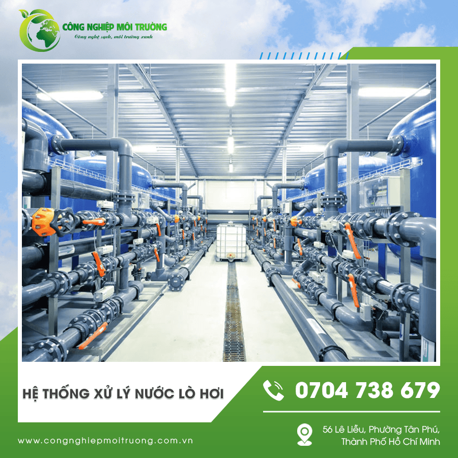 Hệ thống xử lý nước lò hơi công nghiệp tại nhà máy