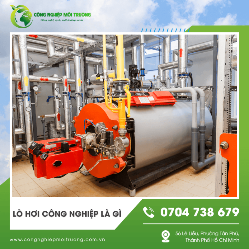 Hình ảnh lò hơi công suất lớn trong nhà máy