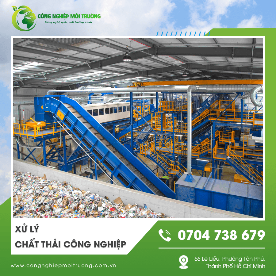 Quy trình xử lý chất thải công nghiệp đạt chuẩn Quy trình xử lý chất thải công nghiệp đạt chuẩn